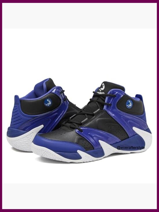 Leather and Synthetic High Top Basketball Sneakers for Court Performance main image 4